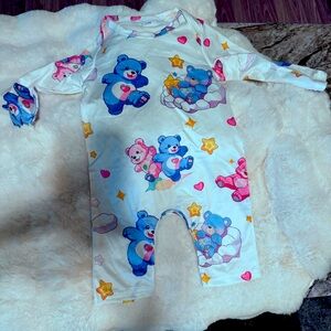 3 - 3 to 6 month onesies jumpers - buttery soft and super cute